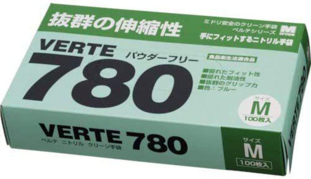 ディスポタイプ ニトリル製ソフト手袋【Mサイズ セット】