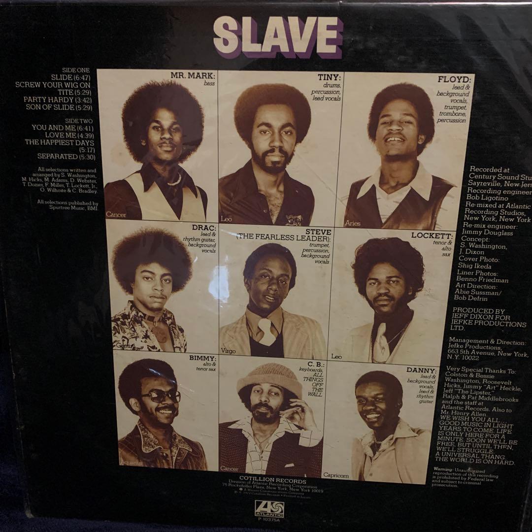 SLAVE LP レコード 1977年