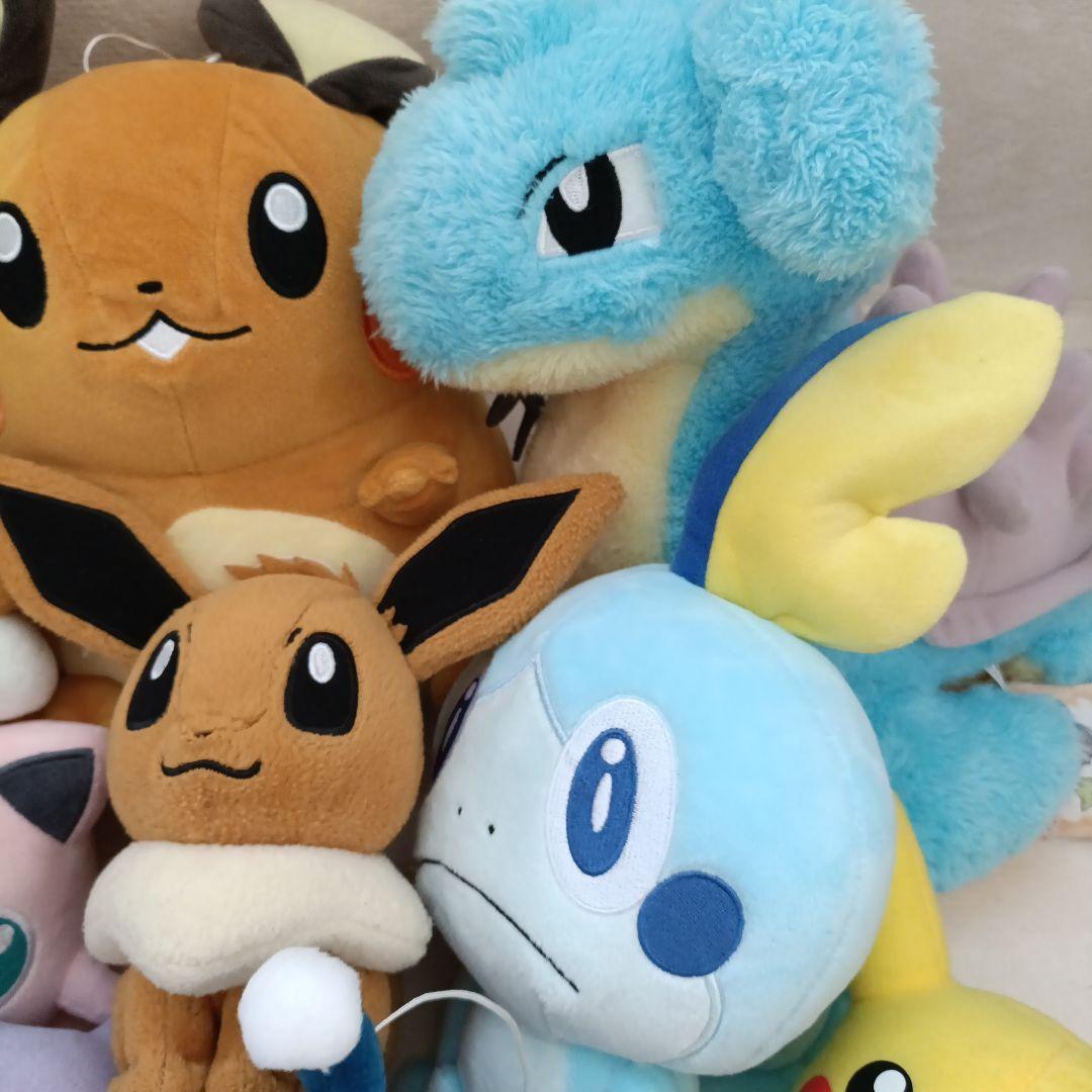 ポケモン　ぬいぐるみ　１１個まとめ売り　ピカチュウ　メタモン　ラプラス　デデンネ