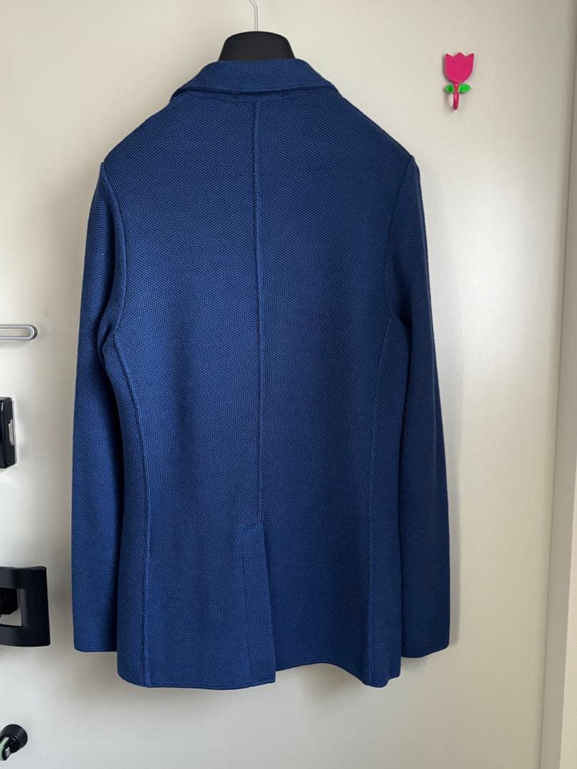 LARDINI ラルディーニ　ネイビー ニットジャケット