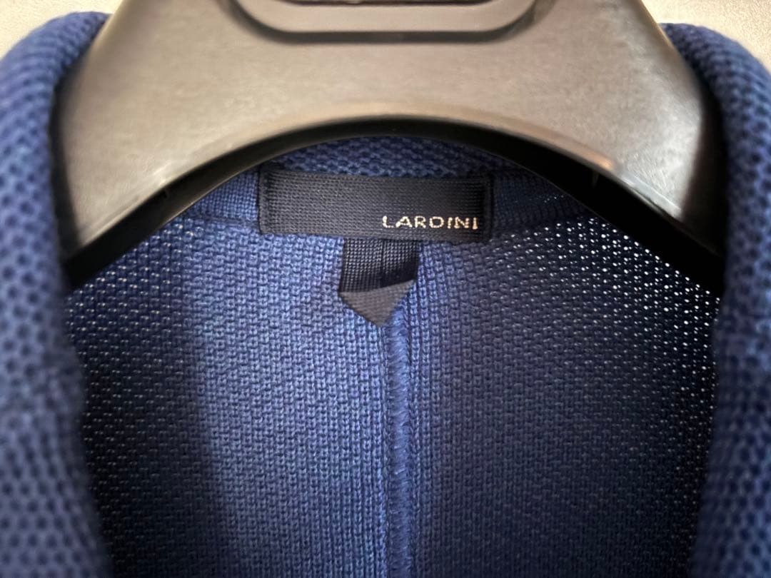 LARDINI ラルディーニ　ネイビー ニットジャケット