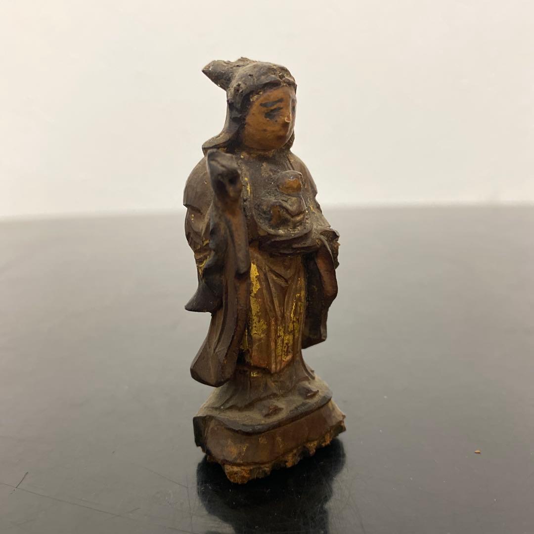 仏教美術 江戸時代 木彫 鬼子母神像 仏像