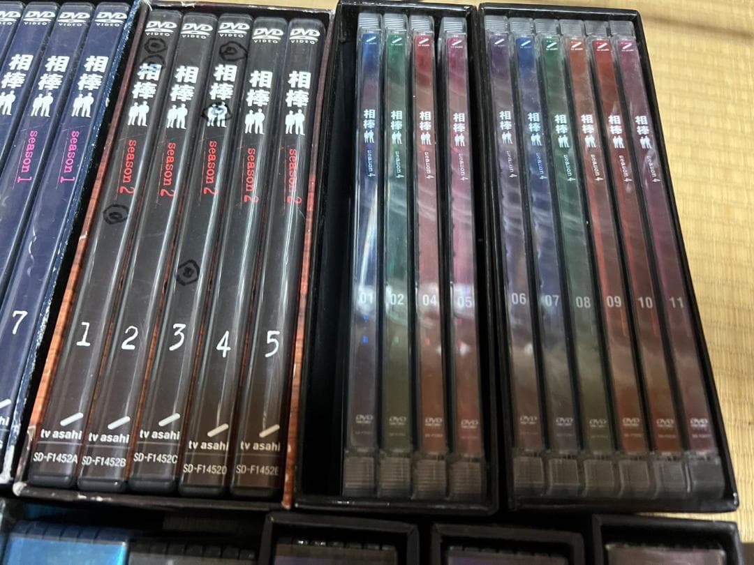 相棒　DVD　シーズン１～シーズン９　抜けあり　書き込みあり　動作確認済み