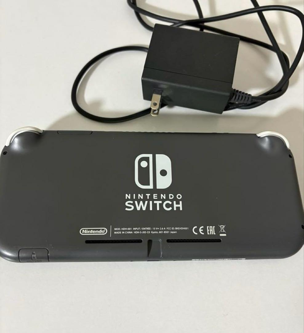 Nintendo Switch ライト 本体 グレー ACアダプター付き