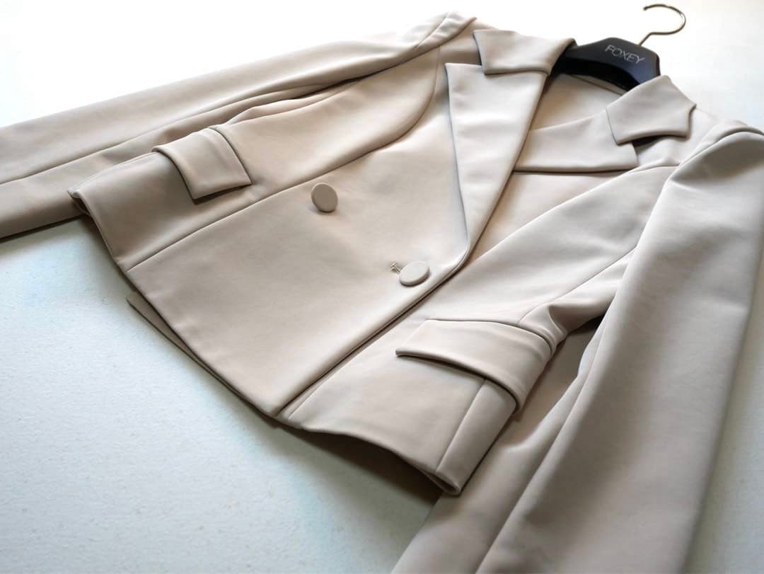 FOXEY NEW YORK フォクシー ストレッチ素材 ジャケット 40