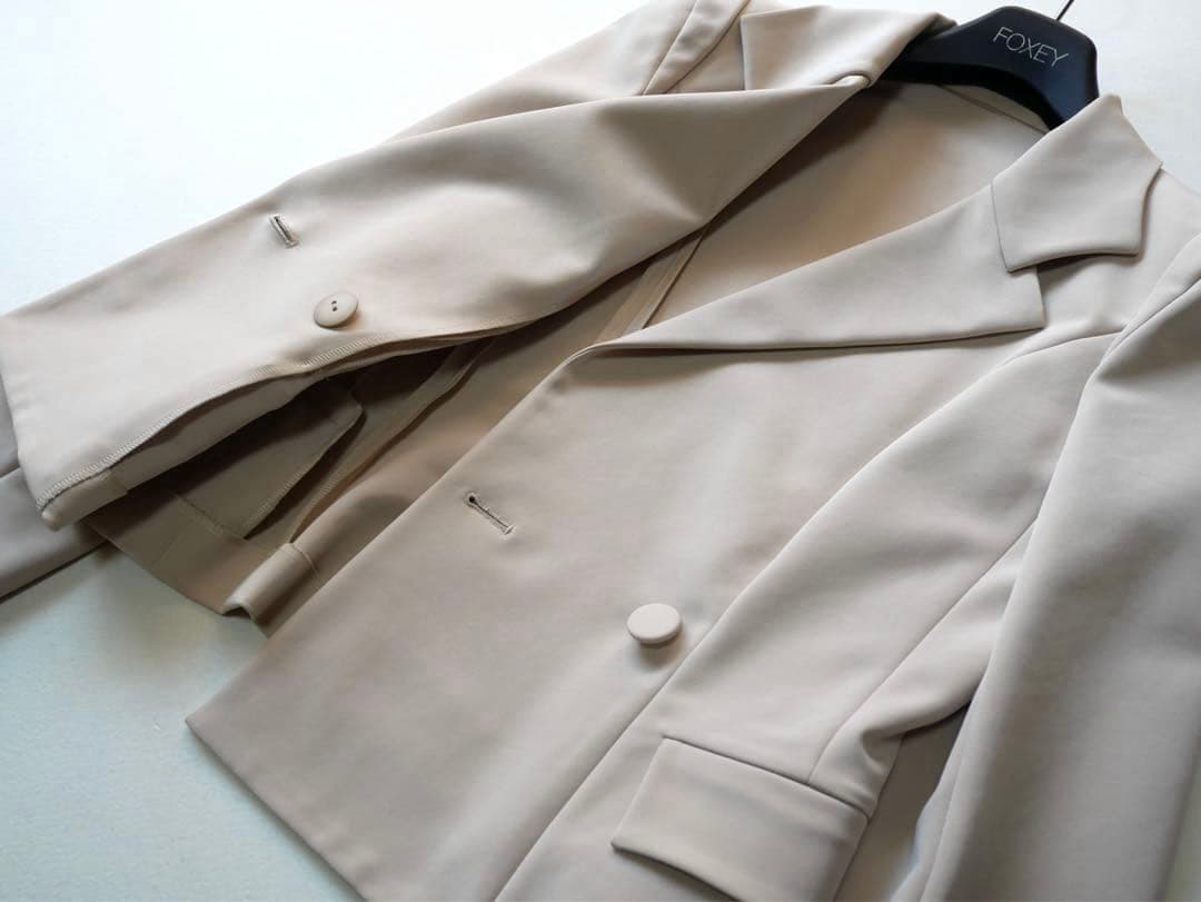 FOXEY NEW YORK フォクシー ストレッチ素材 ジャケット 40