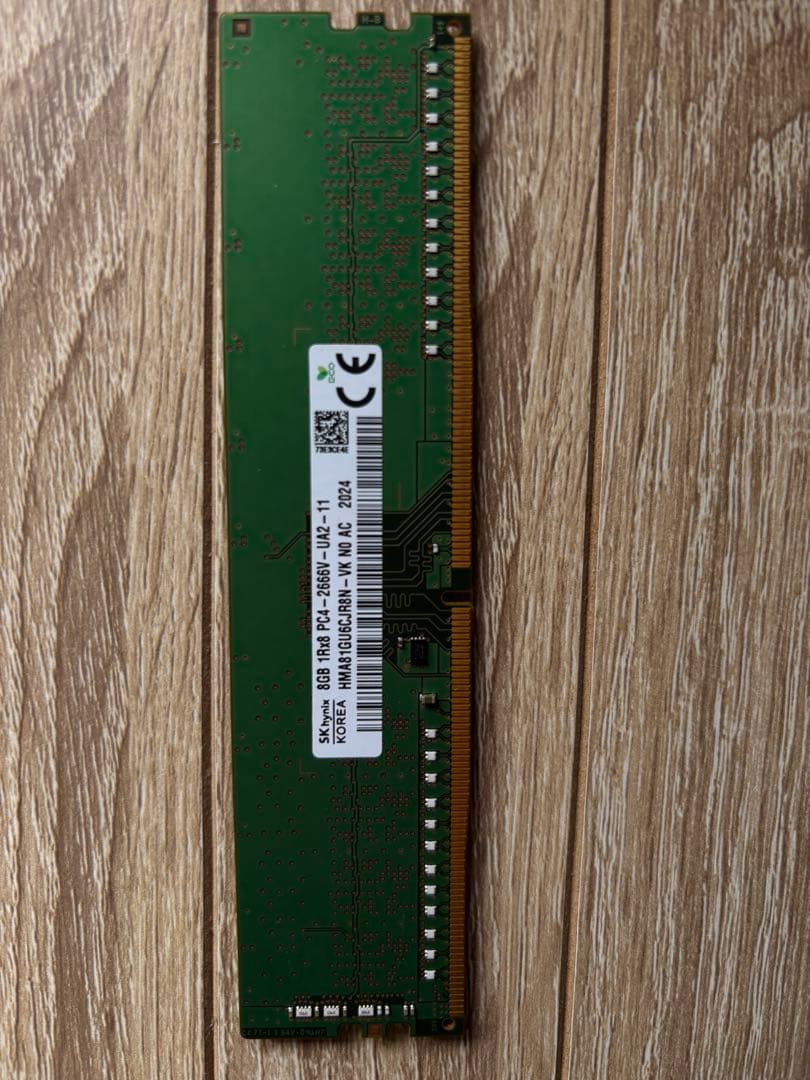 DDR4 2666 8GB×4枚 合計32GB デスクトップ用メモリ