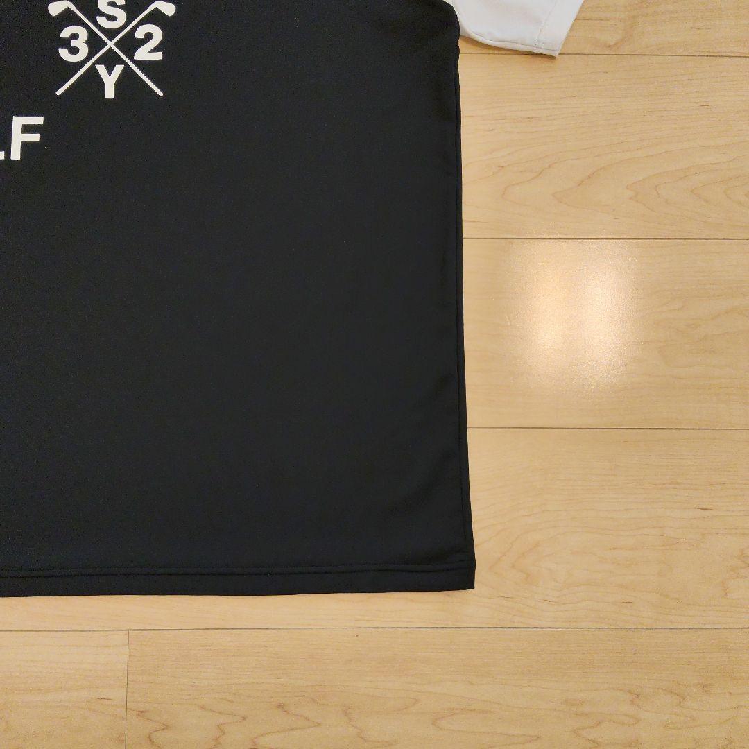 【L】 美品 SY32 BY SWEET YEARS GOLF 半袖モックネック