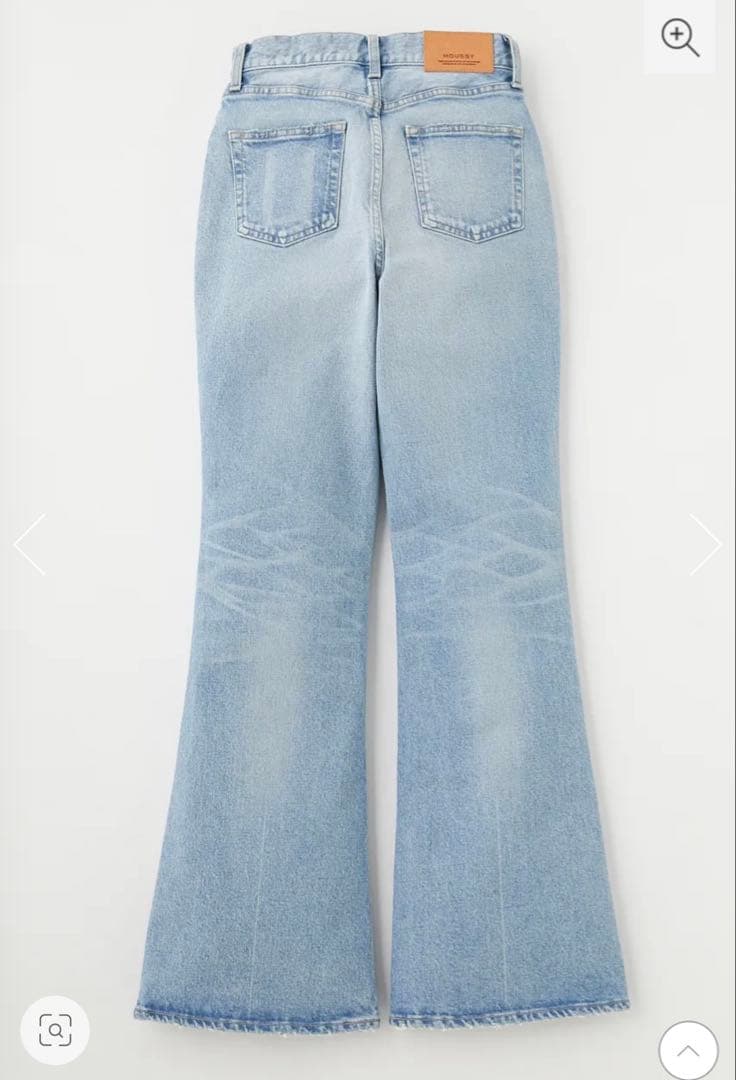 【新品・未使用品】MOUSSY MVS L.BLU フレア　22
