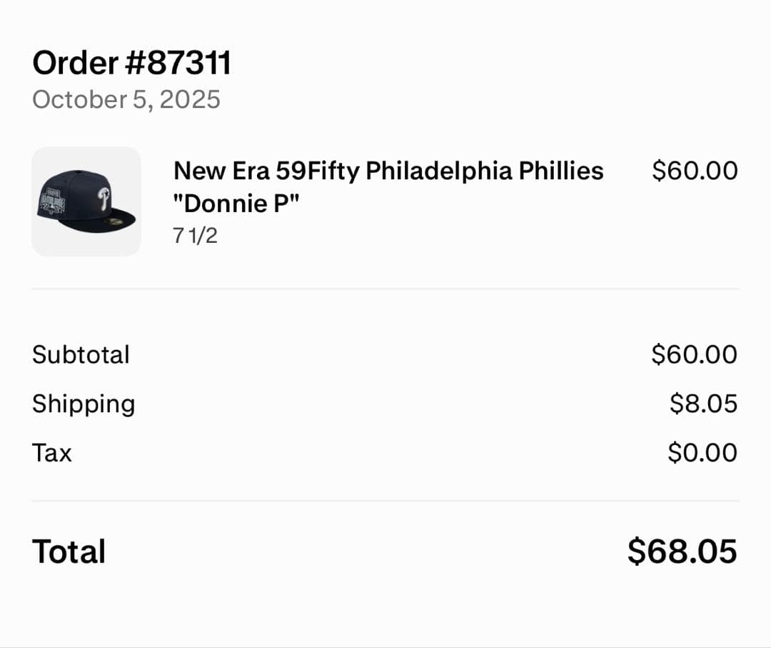 New Era 59FIFTY フィリーズ 7 1/2 グレー