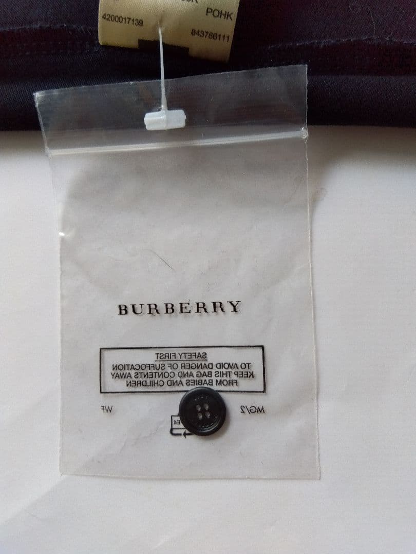 【新品・タグ付き】Burberry バーバリーブラック半袖ポロシャツ　M サイズ