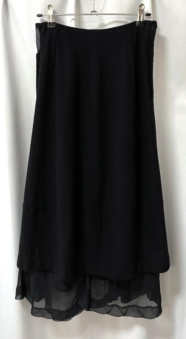 COMME des GARÇONS　ウールとオーガンジーのスカート