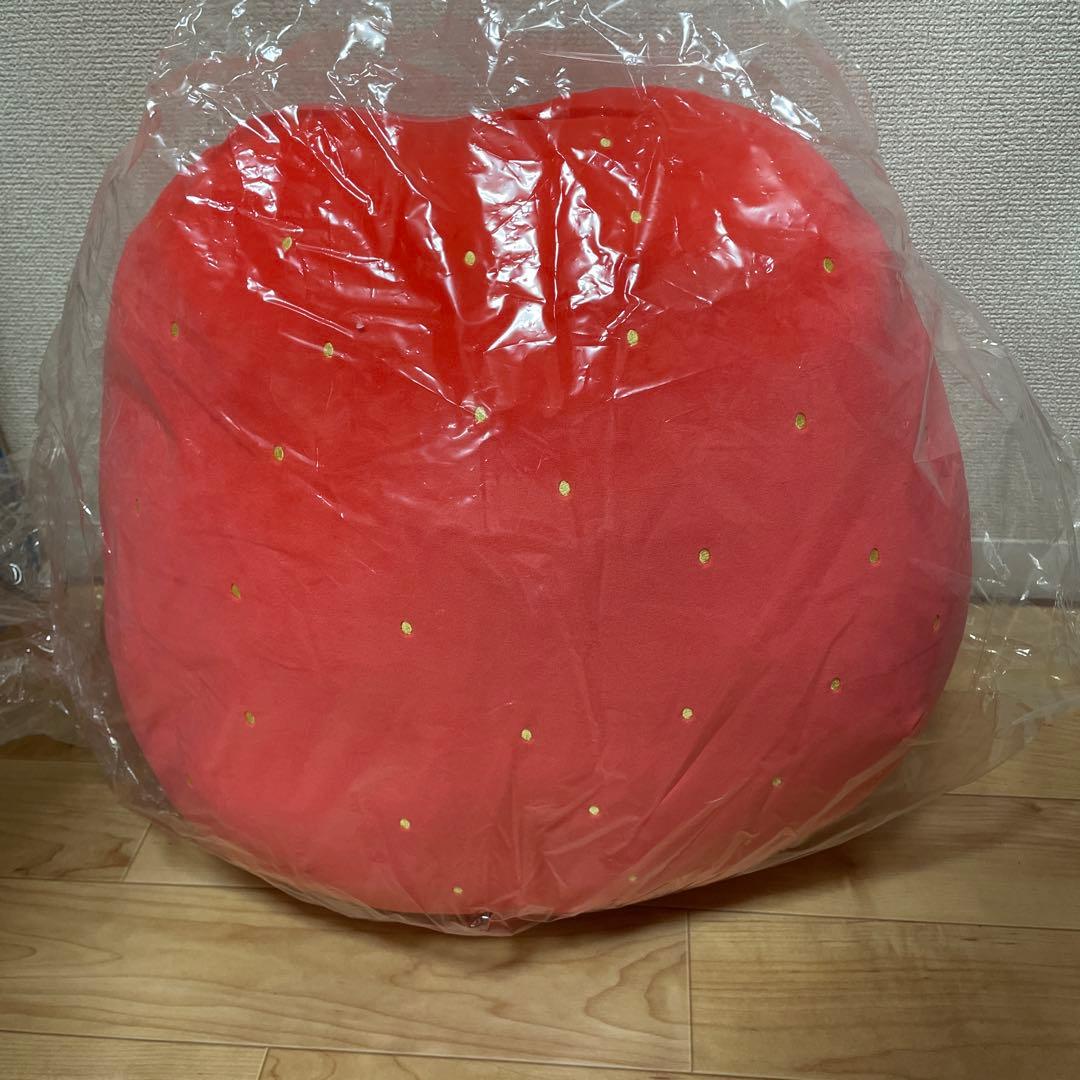 ナガノのいちご　ぬいぐるみくじ　A賞　超特大いちごぬいぐるみ　③