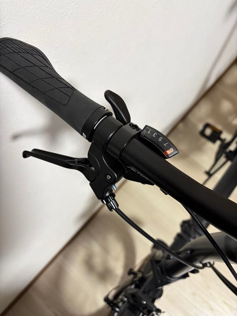bromptonclone LITEPRO 折りたたみ自転車 ブラック