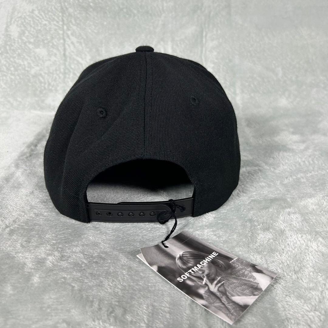 新品！ソフトマシーン 刺繍キャップ BURP CAP ブラック