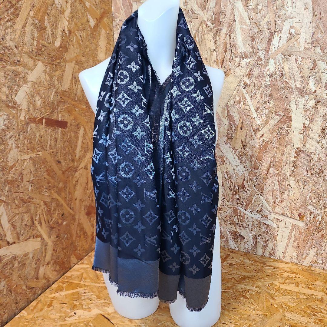LOUIS VUITTON ショール モノグラム シャイン M75123