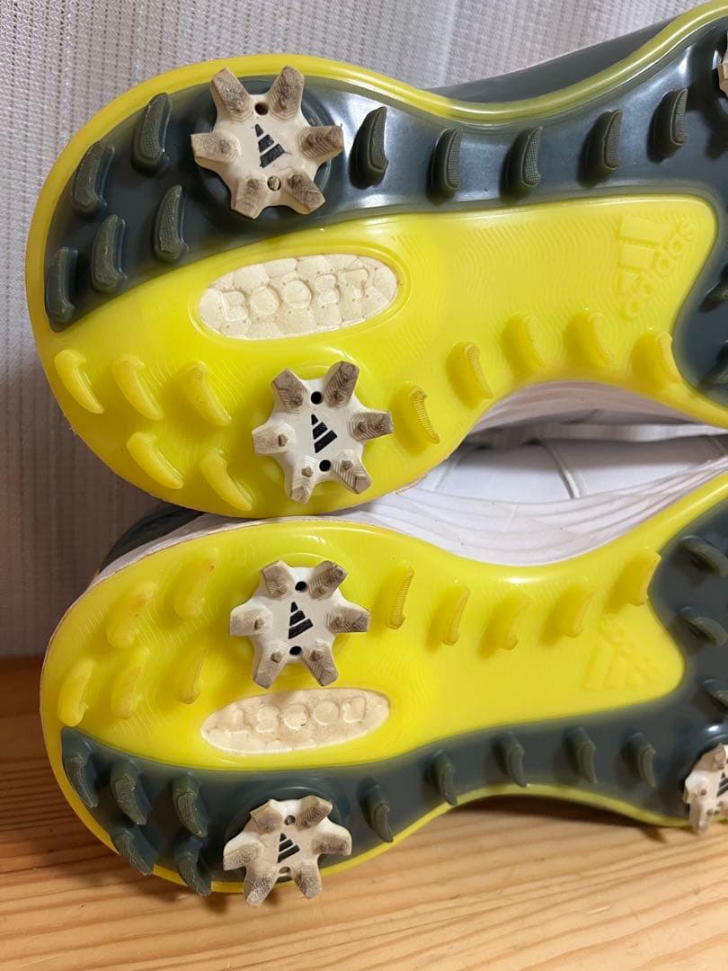 d697/極美品★adidas BOA ゴルフシューズ 女性用 24.5㎝
