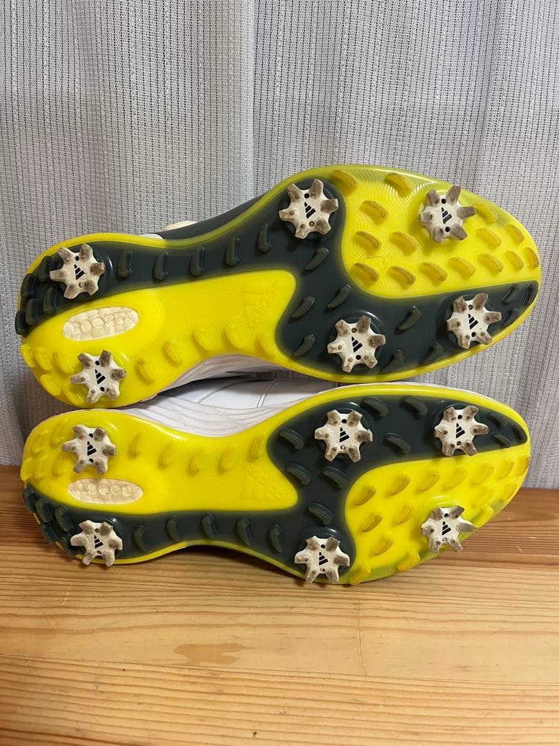 d697/極美品★adidas BOA ゴルフシューズ 女性用 24.5㎝