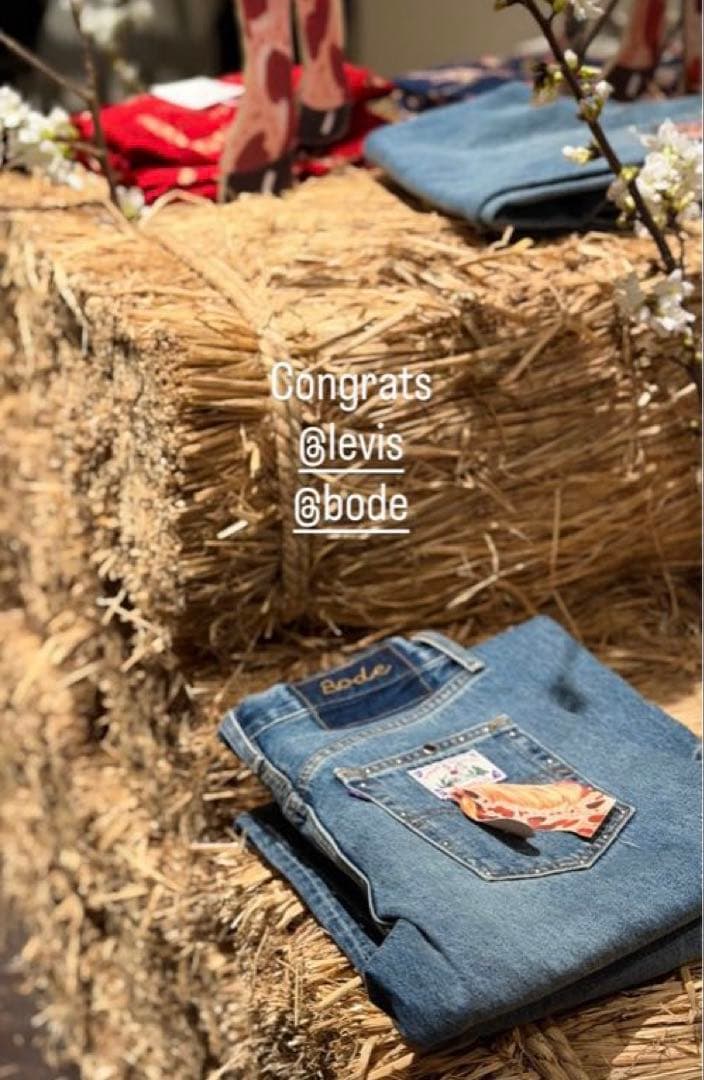 新品 Levi’s × BODE ライトウォッシュデニム ボーディ リーバイス