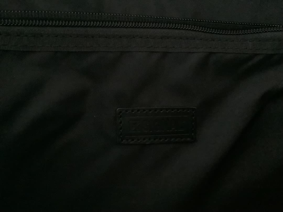 森野帆布×SIGNALFLAG 大容量　ボストンバッグ　黒　ショルダーバッグ