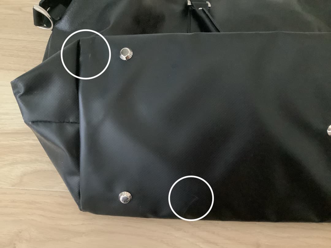 森野帆布×SIGNALFLAG 大容量　ボストンバッグ　黒　ショルダーバッグ