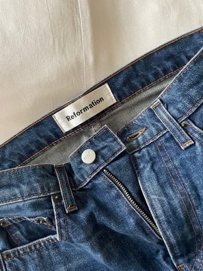 最終値下げ Reformation シガレット ジーンズ 24 W61 USA