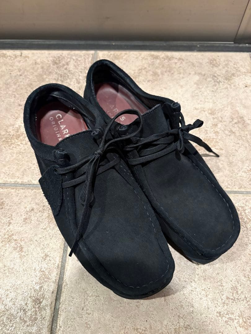 Clarks Wallabee GTX ブラック 8.5