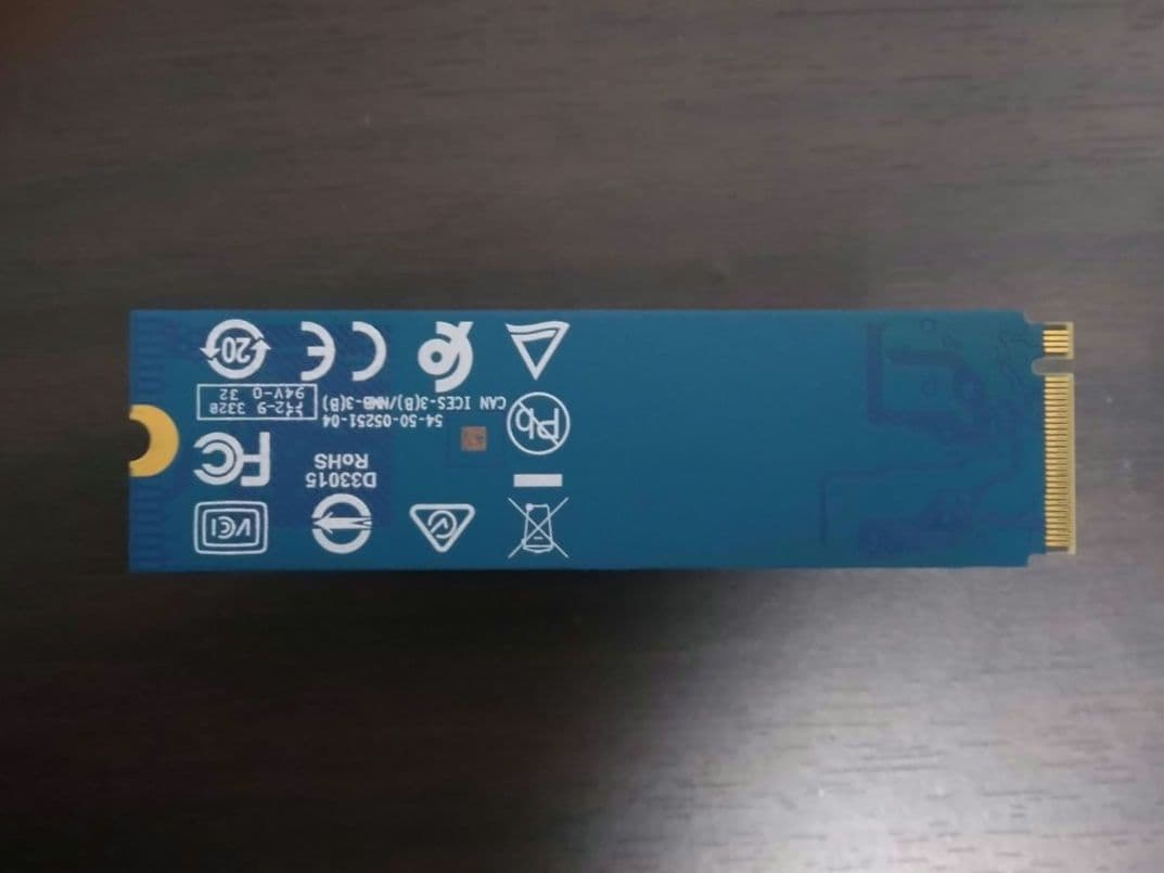 WD Blue SN550 500GB M.2 SSD「中古品」