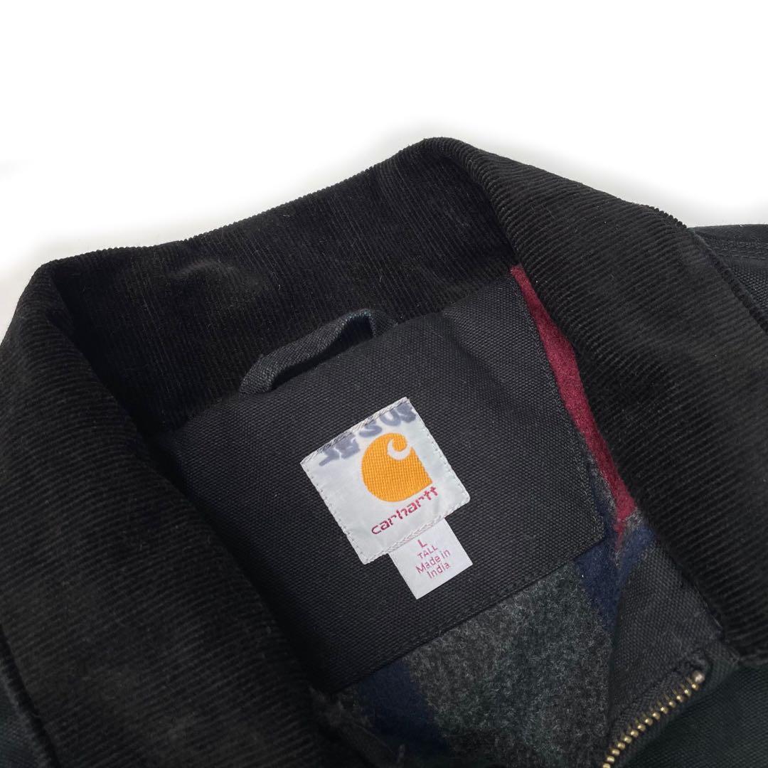 Carhartt デトロイトジャケット ブラック ブランケットライナー L