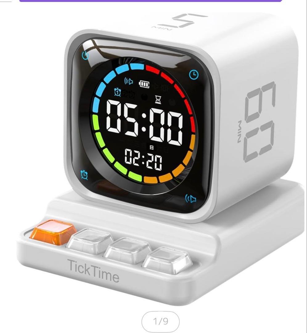 TickTime タイマー 未開封　白