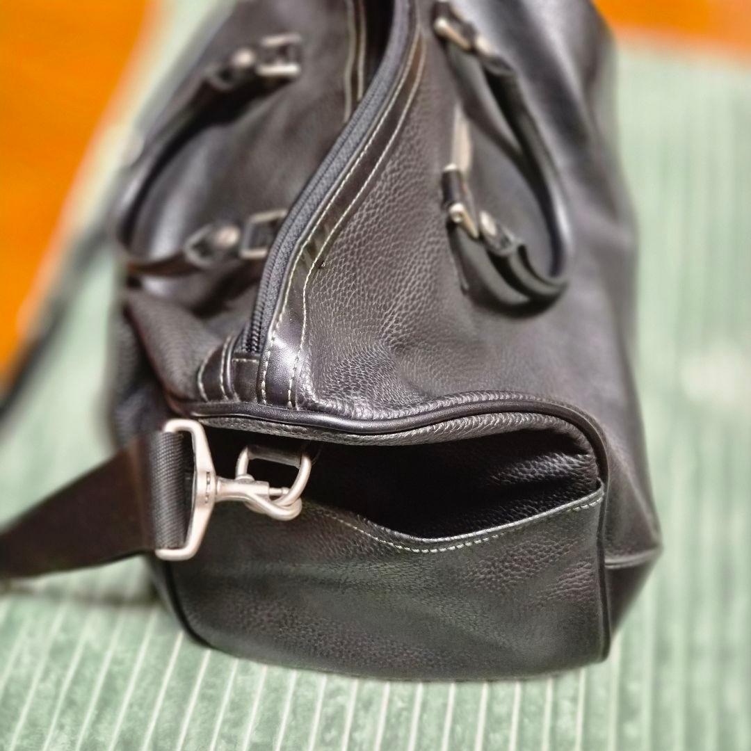 Pierre Cardin ブラックボストンバッグ