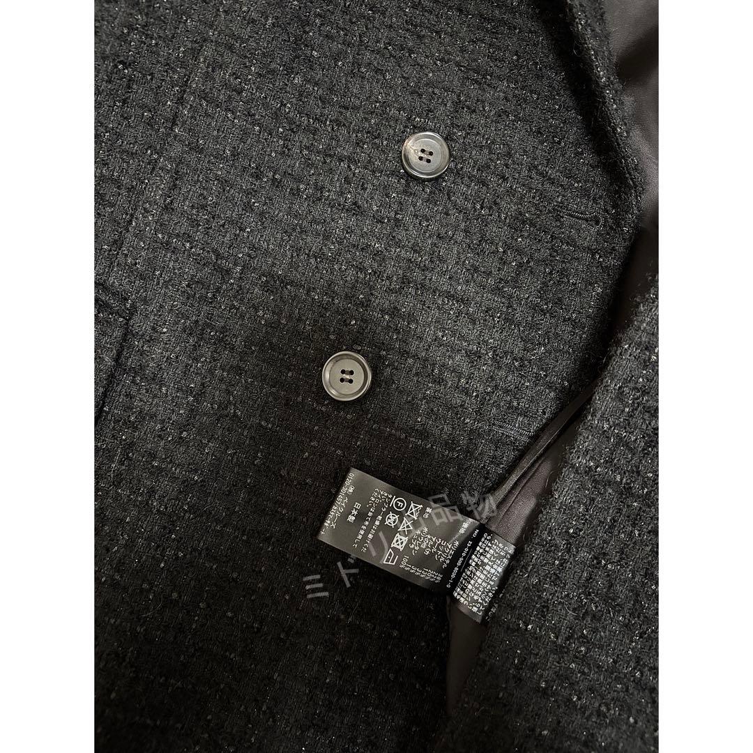 Deuxieme Classe Oversized ツイード ジャケット 黒