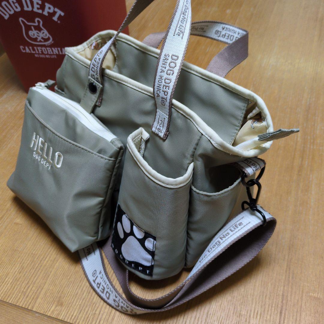 ドッグデプト　おさんぽバッグ　ショルダーバッグ　Mサイズ