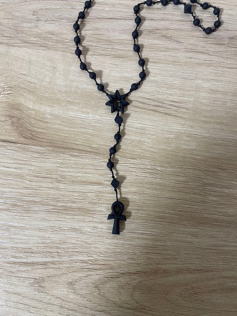 アクセサリー Fake as flower ankh rosary