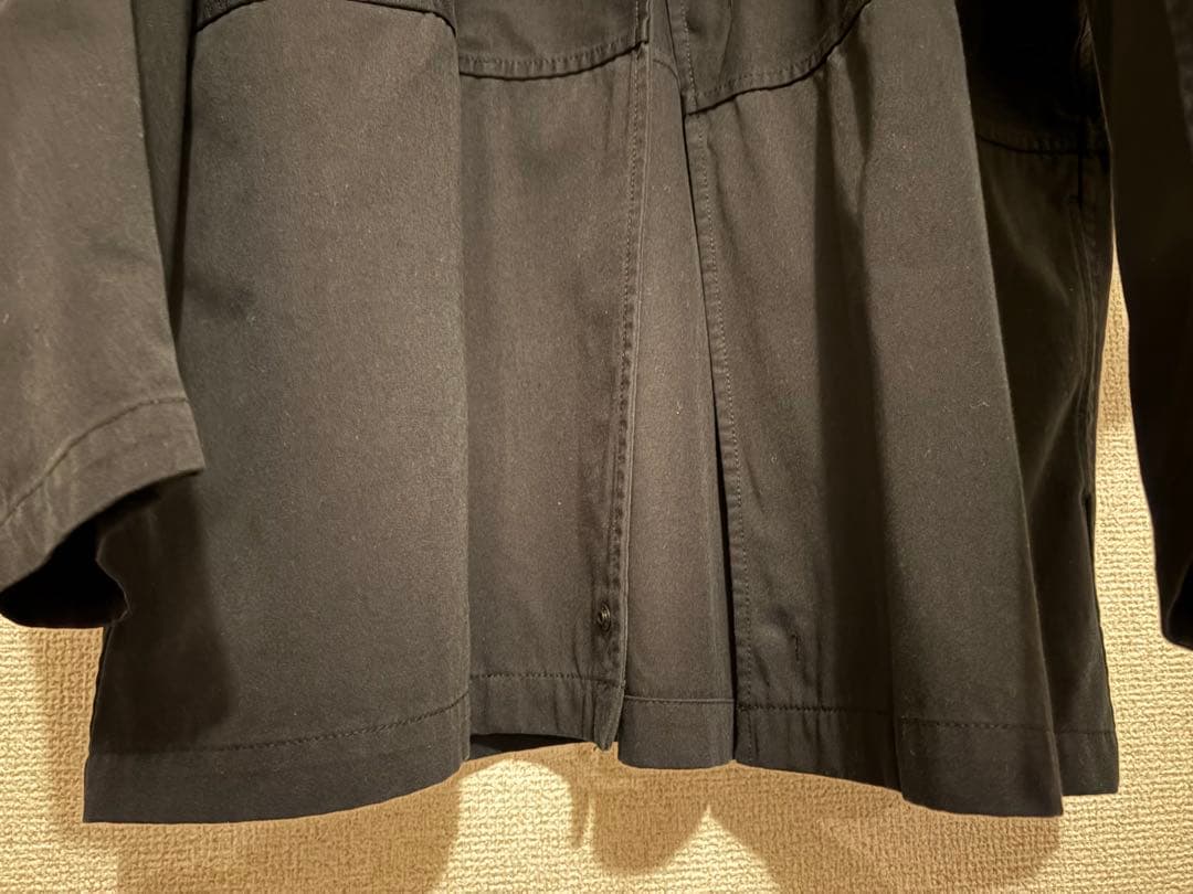 無印良品 MUJI Labo 燃えにくい素材を使ったジャケット男女兼用Ｍ・黒