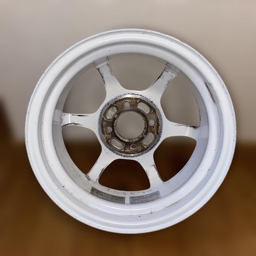 SSR TYPE-C 14インチPCD100 4H 5j +45 4本 白