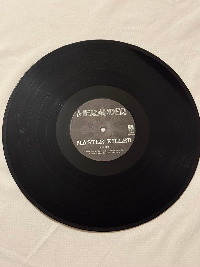 MERAUDER MASTER KILLER レコード オリジナル　ドイツ盤