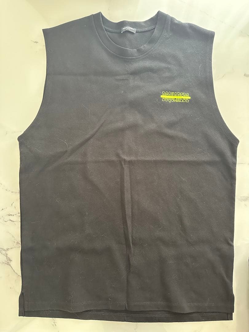 DSQUARED2 タンクトップ ブラック ノースリーブ 美品