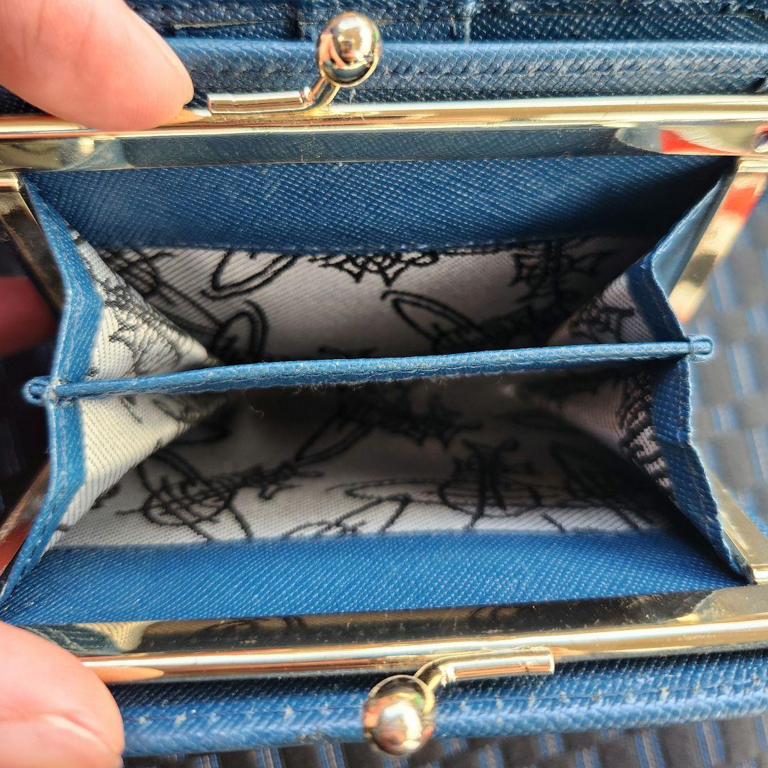 Vivienne Westwood 2つ折り財布 がま口 ターコイズブルー