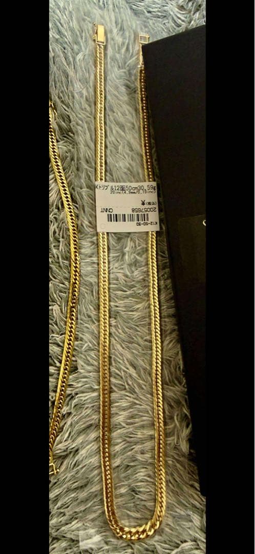 【造幣局検定】K18 喜平ネックレス 12面トリプル 30.5g 50cm