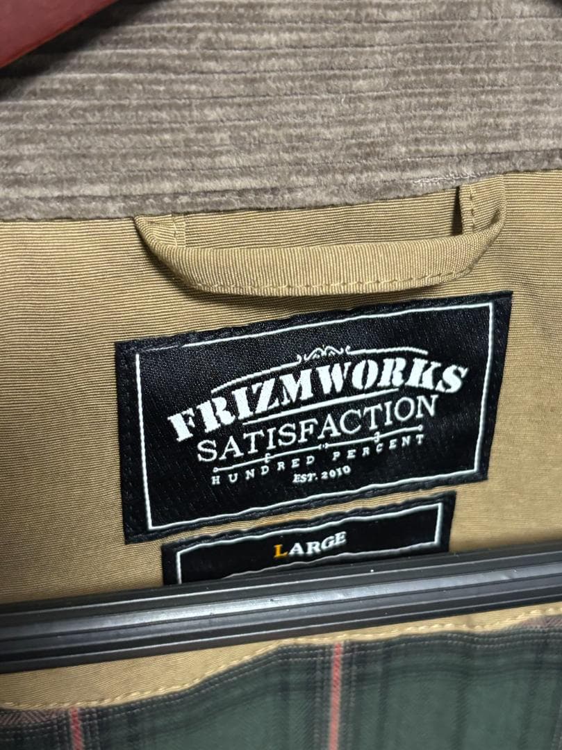 MUSINSA FRIZMWORKS ハンティングジャケット ベージュ サイズL