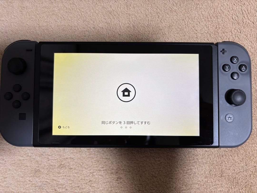 Nintendo Switch 本体 全付属品あり　動作確認済画面日焼けあり
