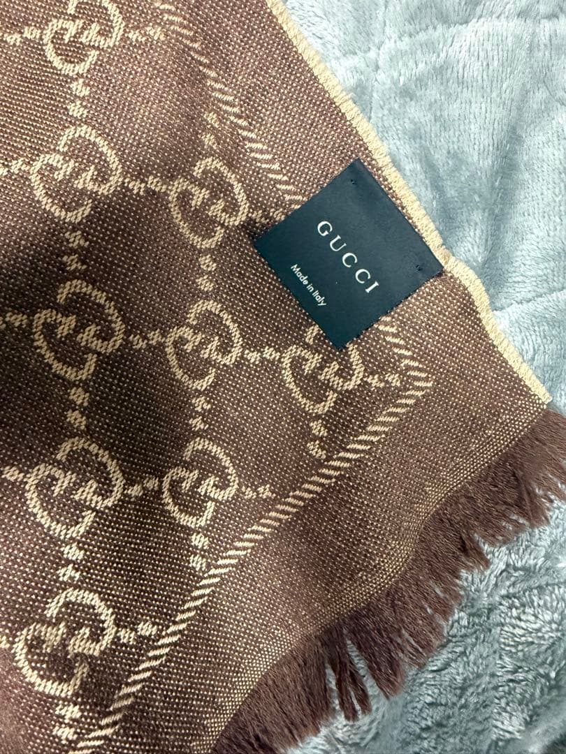 GUCCI GGパターン スカーフ マフラー 48x180cm