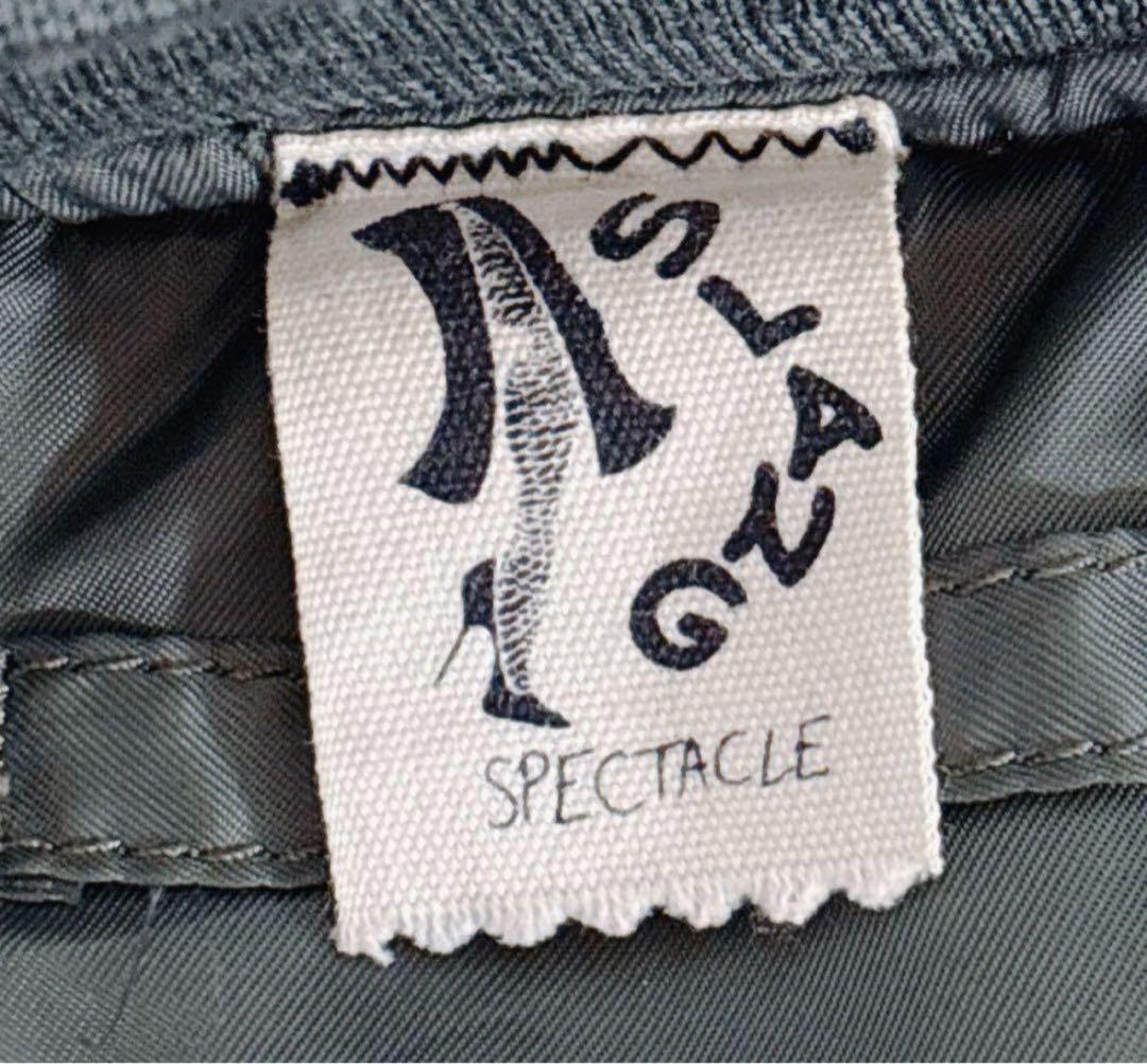 【RAN SLANG】MA-1 ブルゾン　ジャケット　刺繍ワッペン　虎　メンズS