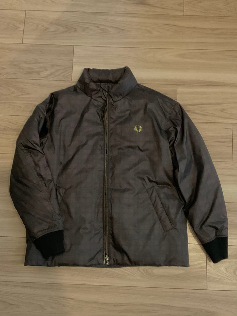 FRED PERRY フレッドペリー モッズコート チェック柄ダウンライナー付き
