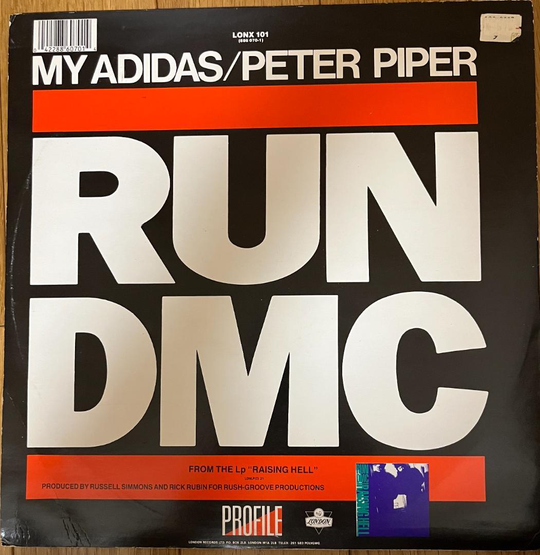 洋楽 Run DMC / My Adidas / Peter Piper