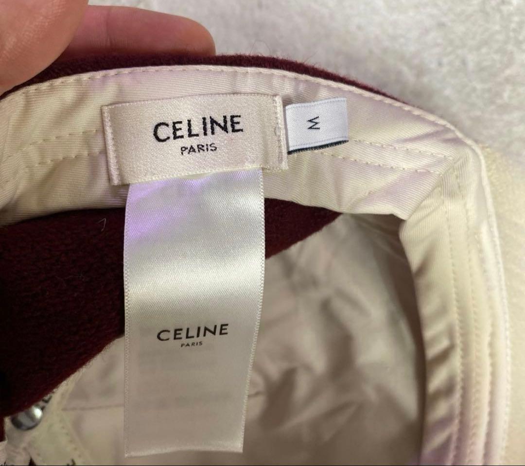 正規店購入　CELINE レアカラー　ベースボールキャップ