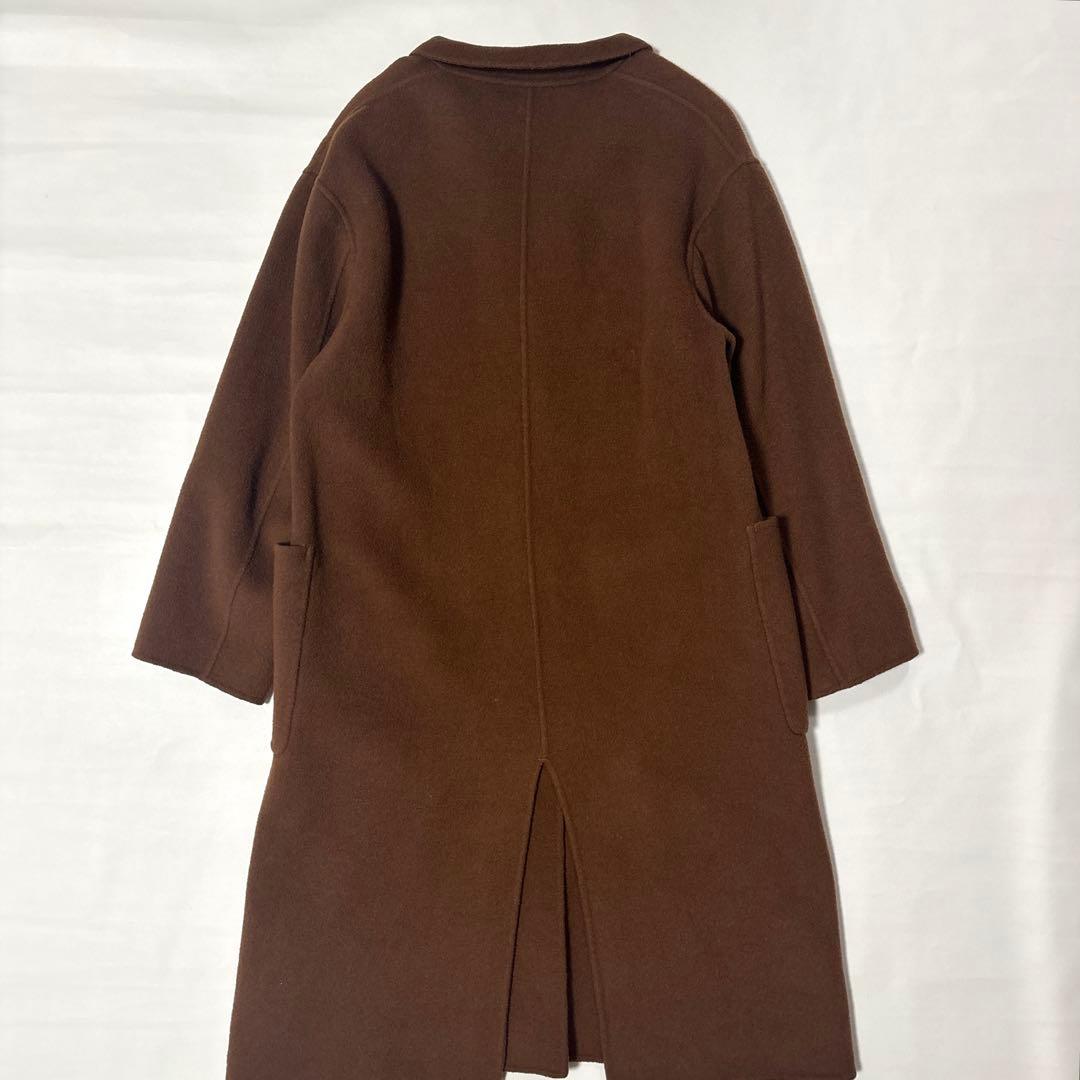 はみこ様　デミルクス ビームス カシミヤ混リバーコート ブラウン