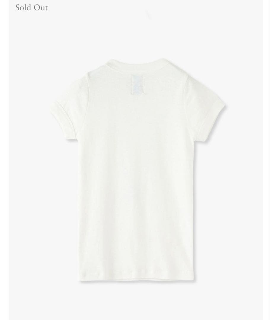 RON HERMAN ホワイト クルーネック Tシャツ