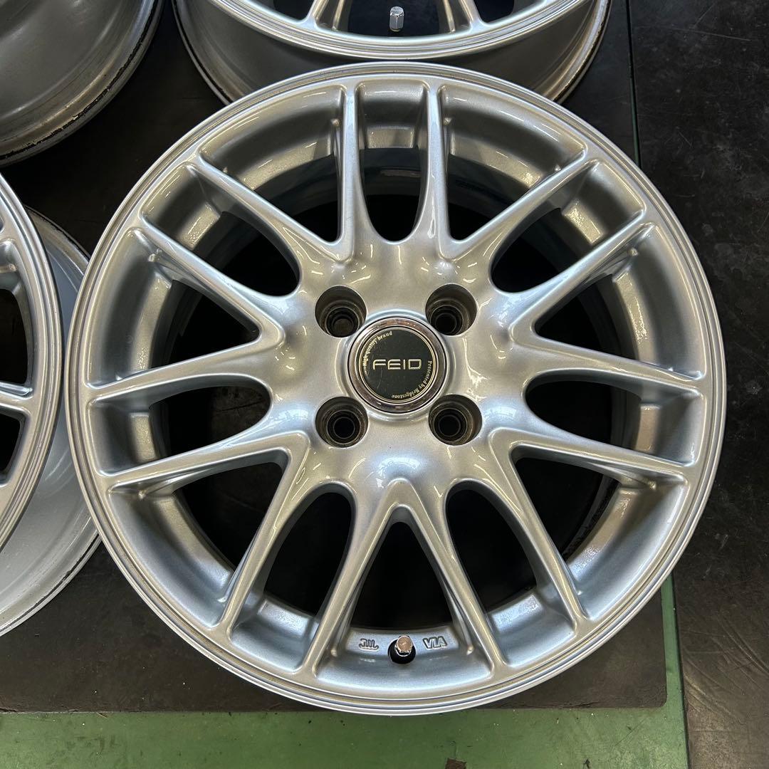 中古アルミ4穴車　15x6.0 フィット、アクア、ヤリス、カローラ、スイフトなど
